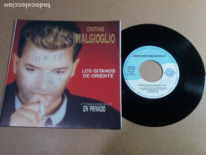 Discos de vinilo: CRISTIANO MALGIOGLIO / LOS GITANOS DE ORIENTE / SINGLE 7 PULGADAS - Foto 1
