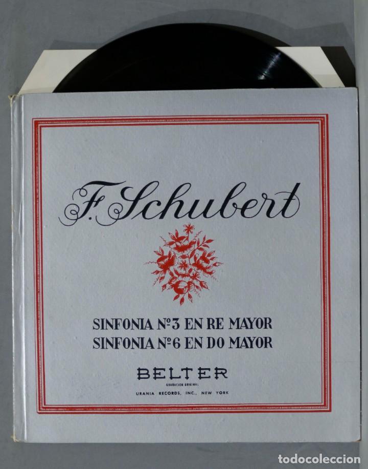 Discos de vinilo: LP. Schubert. Sinfon&iacute;as 3 Y 6 - Foto 1