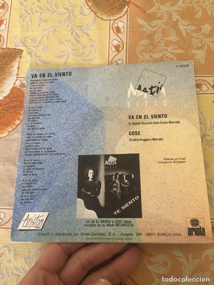 Discos de vinilo: Matia Bazar &lrm;&ndash; Va En El Viento - Foto 2