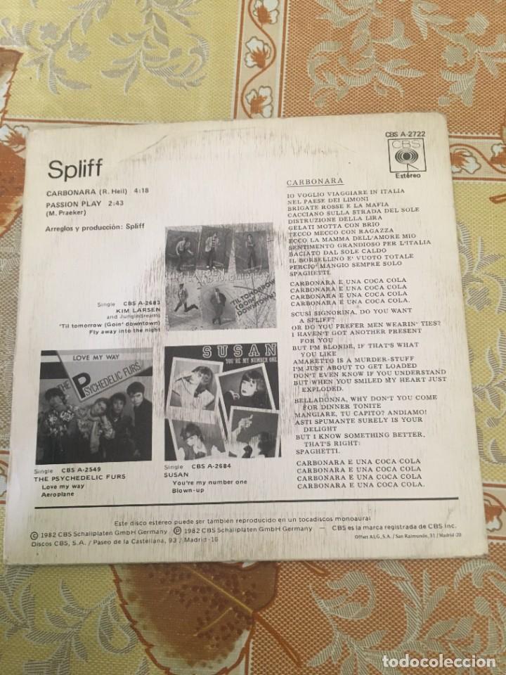 Discos de vinilo: Spliff &lrm;&ndash; Carbonara - Foto 2