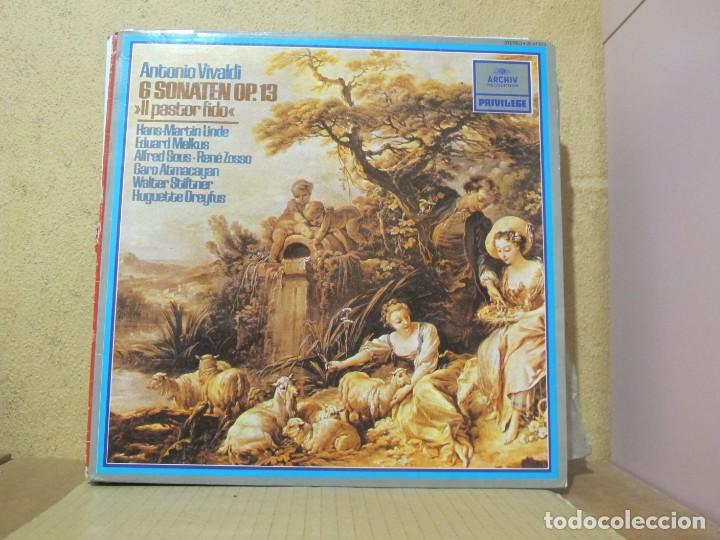 Discos de vinilo: Antonio Vivaldi - 6 Sonaten Op. 13 Il Pastor Fido - Archiv Produktion 25 47 073 - 1983