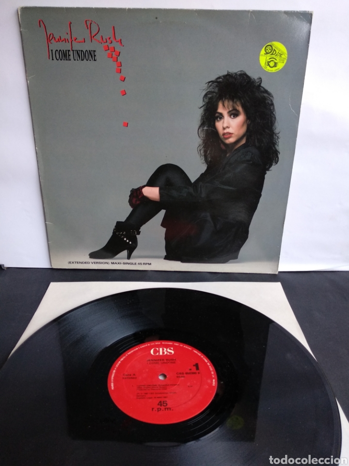 Discos de vinilo: *JENNIFER RUSH, I COME UNDONE, CBS, 1987. LA.4 - Foto 1