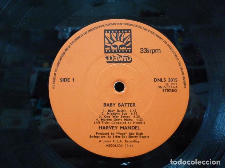Discos de vinilo: HARVEY MANDEL - BABY BATTER - Foto 8