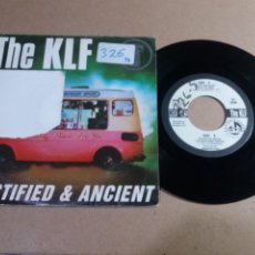 Discos de vinilo: THE KLF / JUSTIFIED & ANCIENT / SINGLE 7 PULGADAS. Lote 317986278