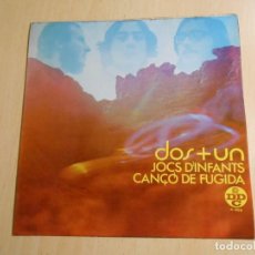 Discos de vinilo: DOS + UN, SG, JOCS D´INFANTS + 1, AÑO 1969