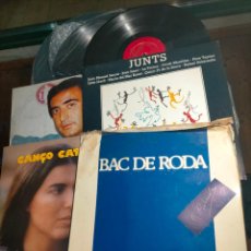 Discos de vinilo: LOTE DE DISCOS DE VINILO LP DE MUSICA CATALANA: BAC DE RODA, JUNTS, CANÇO CATALANA, PERET. Lote 318011703