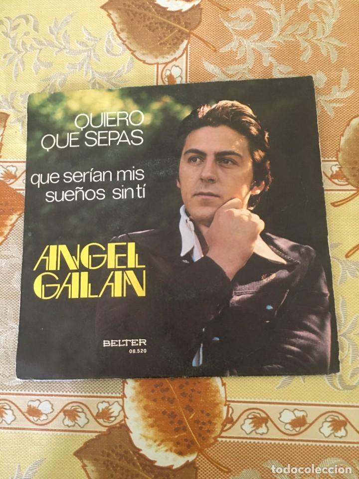 Discos de vinilo: Angel Galan &lrm;&ndash; Quiero Que Sepas - Foto 1