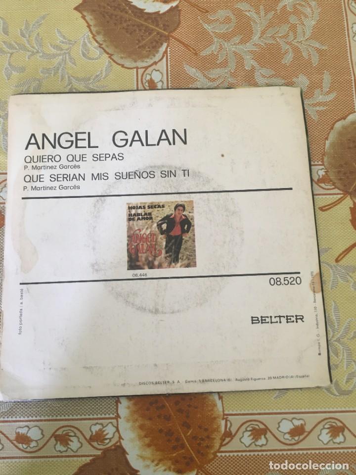 Discos de vinilo: Angel Galan &lrm;&ndash; Quiero Que Sepas - Foto 2