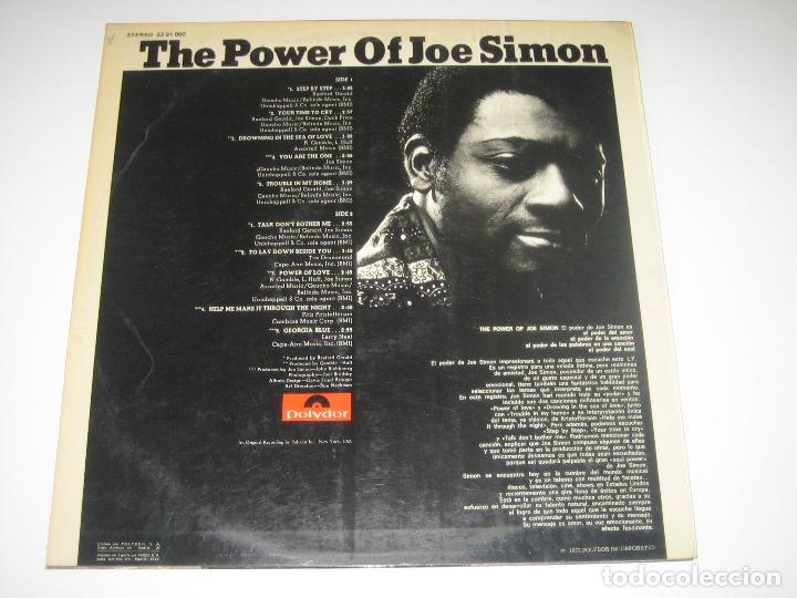 Discos de vinilo: JOE SIMON - ED. ESPA&Ntilde;A 1973 - Foto 2