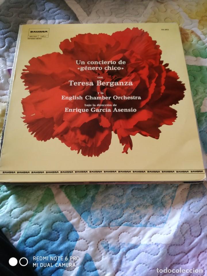 Discos de vinilo: Teresa Berganza g&eacute;nero chico - Foto 1