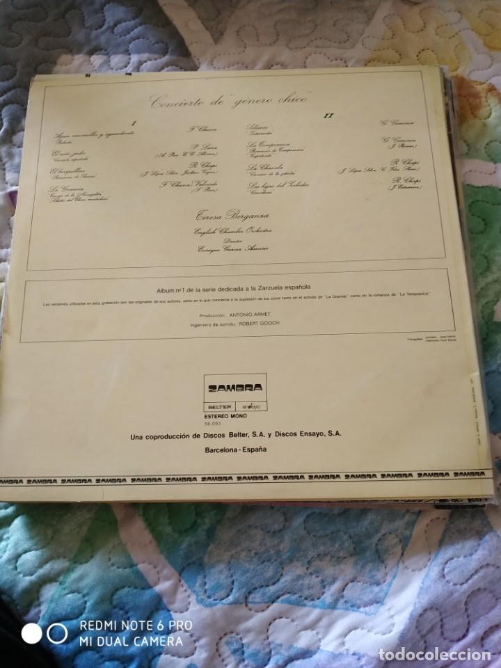 Discos de vinilo: Teresa Berganza g&eacute;nero chico - Foto 2