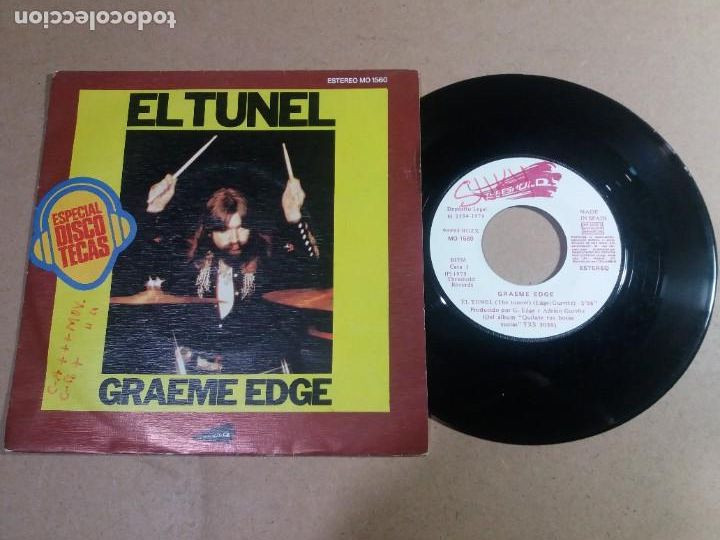 Discos de vinilo: GRAEME EDGE / EL TUNEL / SINGLE 7 PULGADAS - Foto 1