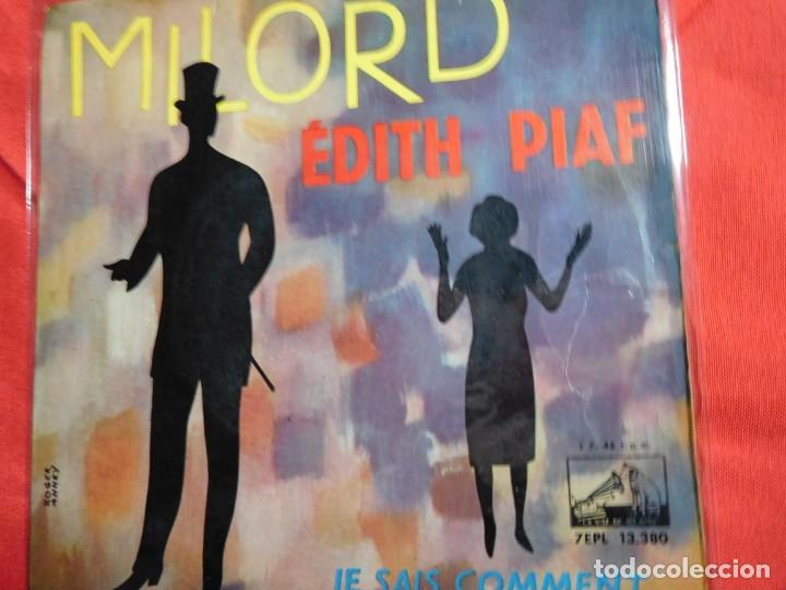 Discos de vinilo: Disco de vinilo, Edith Piaf, Milor - Foto 1