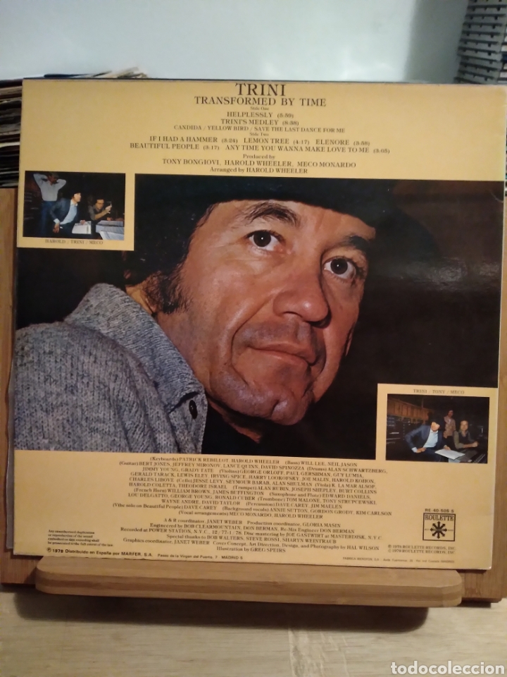 Discos de vinilo: TRINI LOPEZ &rdquo;TRANSFORMER BY TIME&rdquo; ES.78 - Foto 2