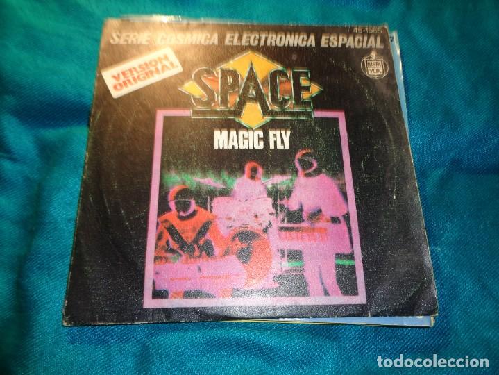 Discos de vinilo: SPACE. MAGIC FLY / BALLAD FOR SPACE LOVERS. HISPAVOX, 1977. - Foto 1