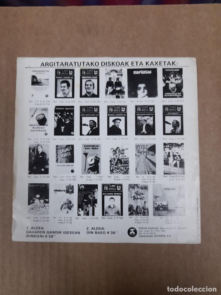 Discos de vinilo: I&ntilde;aki Eizmendi - Zaldi Erratu Hatsa - 7&rdquo; - Foto 4