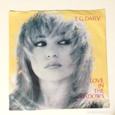 Discos de vinilo: E.G. DAILY ‎– LOVE IN THE SHADOWS / LITTLE TOY , GERMANY 1985 A&M RECORDS