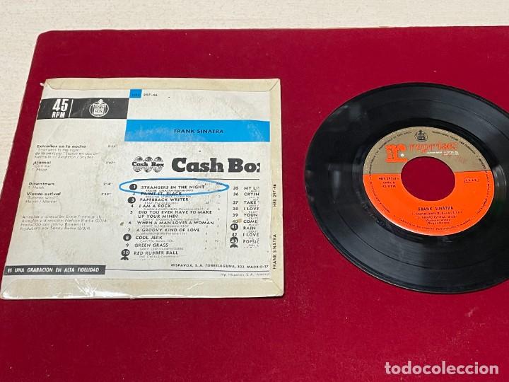 Discos de vinilo: SINGLE FRANK SINATRA EXTRA&Ntilde;OS EN LA NOCHE 1988 - Foto 2