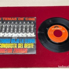 Discos de vinilo: SINGLE TEMAS DE CINE 1980 CANTANDO BAJO LA LLUVIA LA CONQUISTA DEL OESTE DOCTOR ZHIVAGO. Lote 318197753