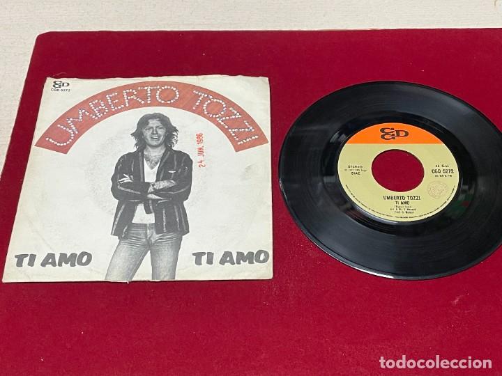 Discos de vinilo: SINGLE UMBERTO TOZZI 1986 TI AMO - Foto 1