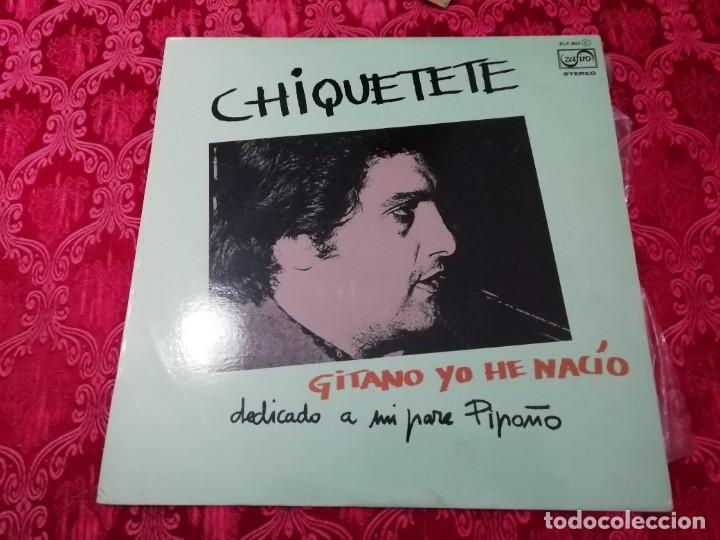 Discos de vinilo: Lp chiquetete gitano yo he naci&oacute; zafiro 1977 - Foto 1