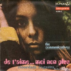 Discos de vinilo: THE COMMUNICATIVES - JE T'AIME .... MOI MON PLUS - SINGLE - 1969