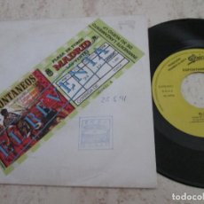 Discos de vinilo: ESPONTÁNEOS - EL REVENTA. SINGLE PROMOCIONAL, UNA SOLA CARA. 1991. Lote 318206453