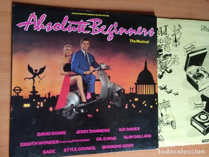 Discos de vinilo: ABSOLUTE BEGINNERS LP UK - Foto 1