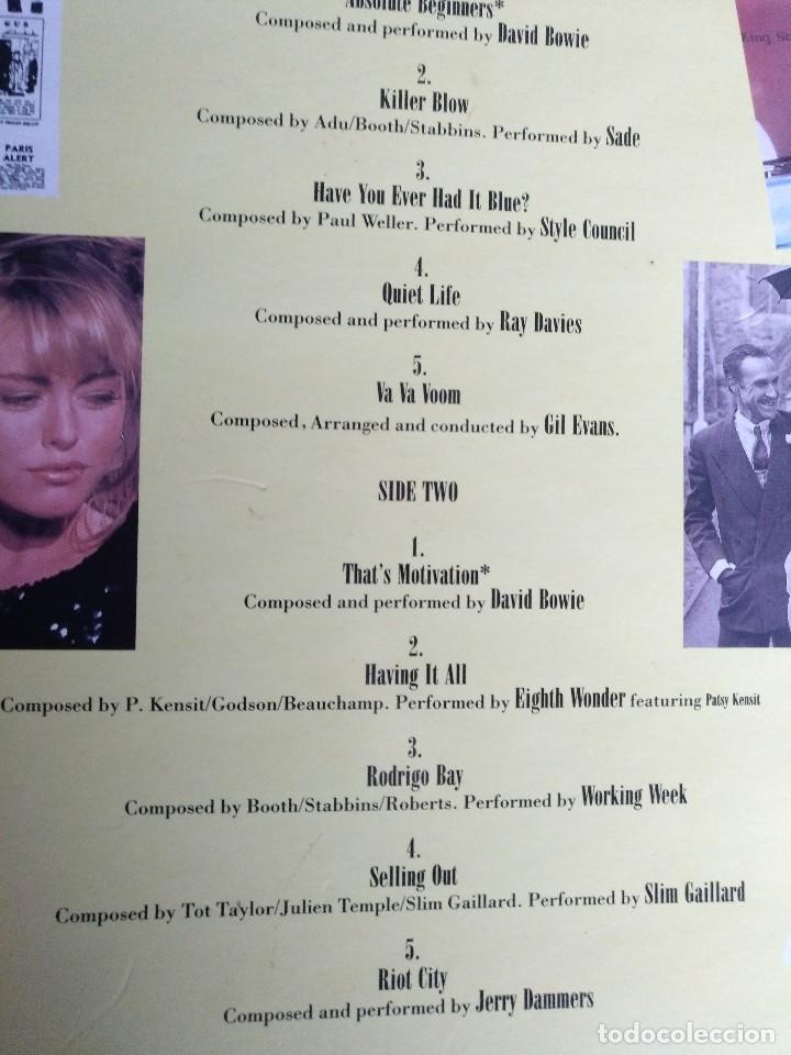 Discos de vinilo: ABSOLUTE BEGINNERS LP UK - Foto 2