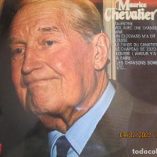 Discos de vinilo: MAURICE CHEVALIER - MAURICE CHAVALIER LP - EDICION ESPAÑOLA - GRAMUSIC RECORDS 1974 - ESTEREO -. Lote 318235943