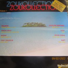 Discos de vinilo: ZOUKOLLECTION - VOLUME 1 LP - ORIGINAL FRANCES - HISBISCUS RECORDS 1987 ENCARTE PROMO - MUY NUEV0(5. Lote 318532378