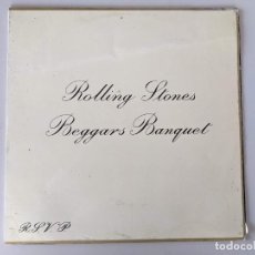 Discos de vinilo: ROLLING STONES EDICION 1970 DECCA NEGRO - BEGGARS BANQUET. Lote 318554628