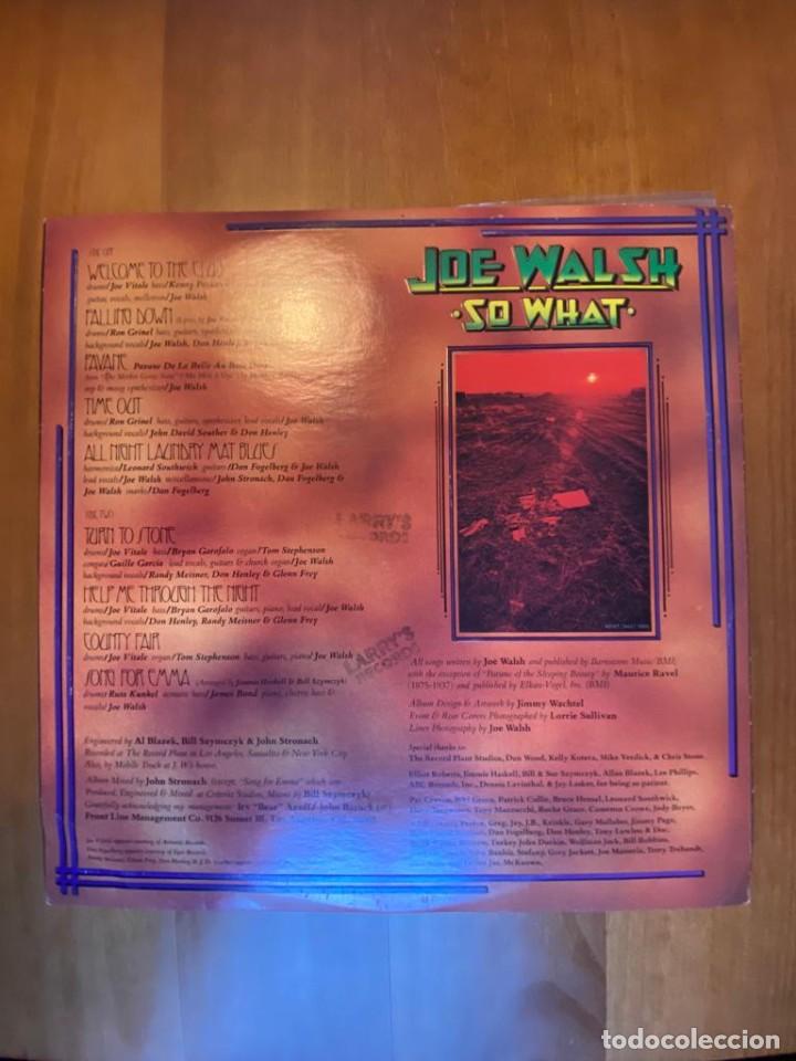 Discos de vinilo: Joe Walsh &ndash; So What LP - Foto 2