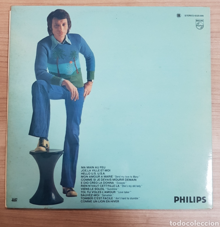 Discos de vinilo: DISCO DE VINILO. JOHNNY HALLYDAY. - Foto 2