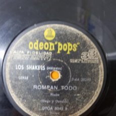 Discos de vinilo: LOS SHAKERS: SINGLE ORIGINAL 1965 ODEON POPS ARGENTINA- ROMPAN TODO-COLECCIONISTAS. Lote 318604138