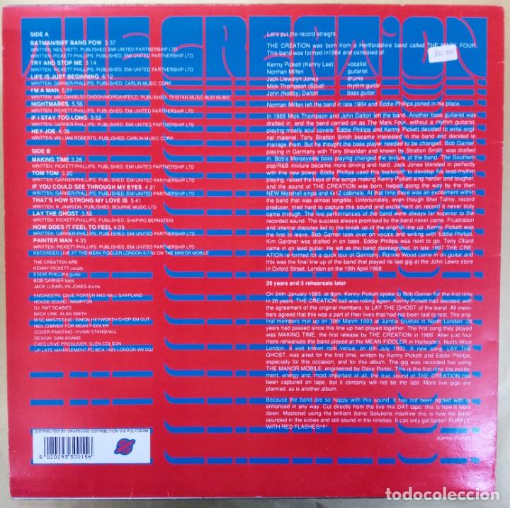 Discos de vinilo: THE CREATION -LAY THE GHOST - Foto 2