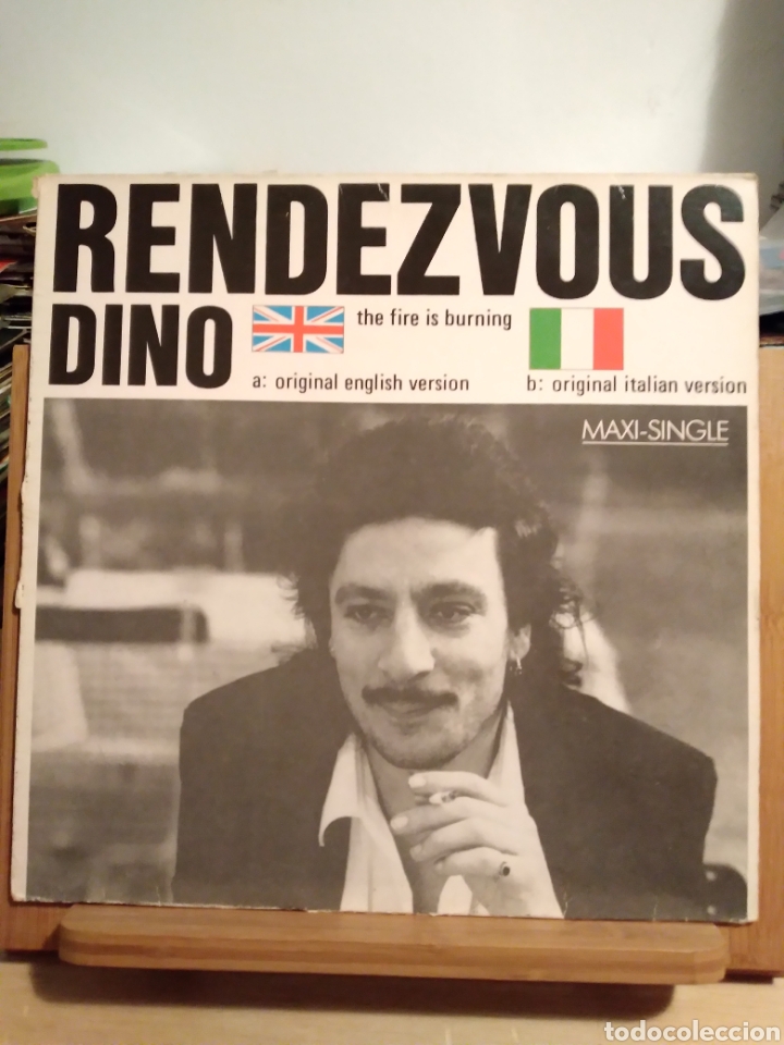 Discos de vinilo: DINO &rdquo;RENDEZVOUS THE FIRE IS BURNING&rdquo; ES.86 - Foto 1