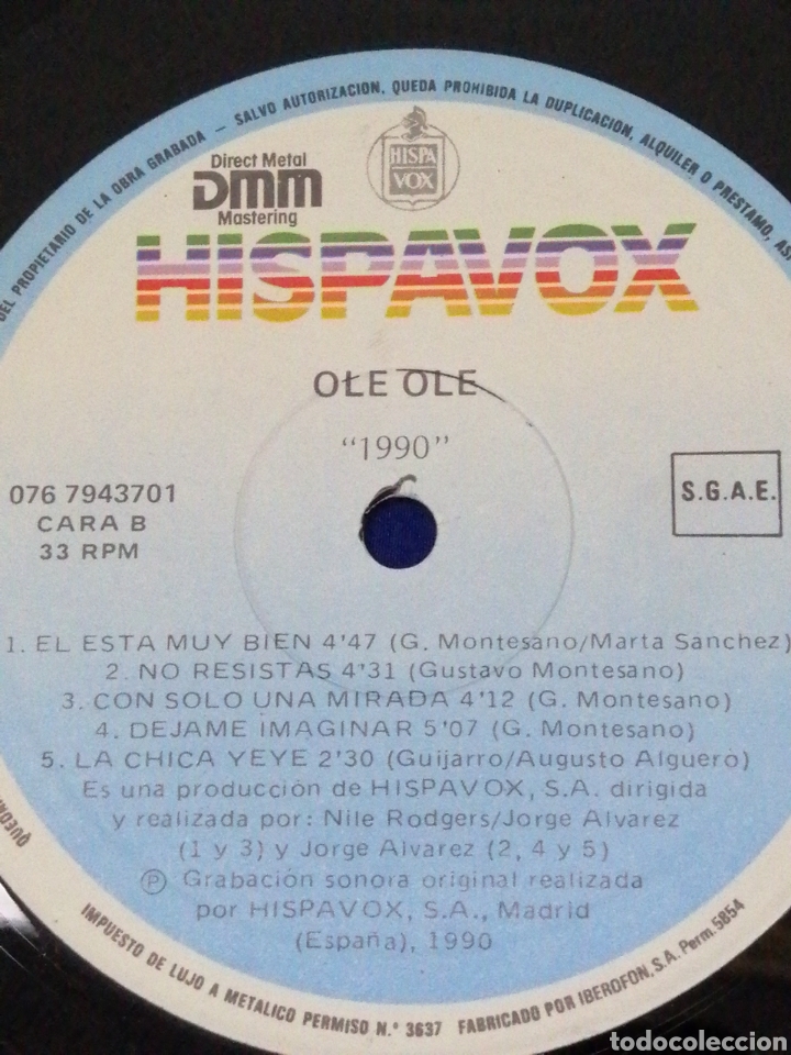 Discos de vinilo: OLE OLE 1990 - Foto 8