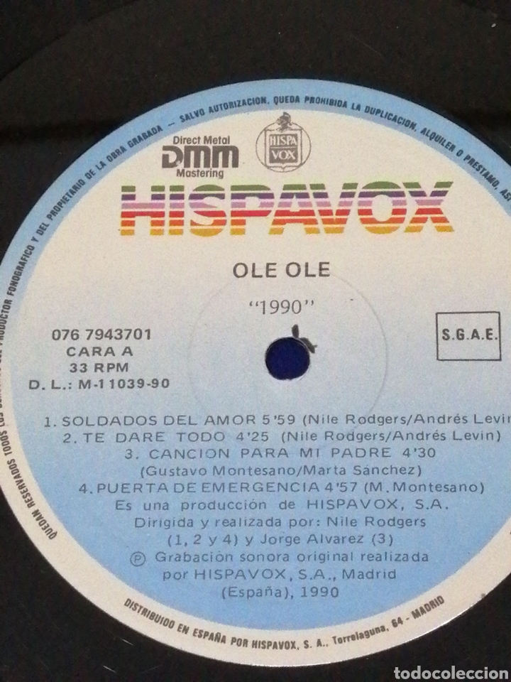 Discos de vinilo: OLE OLE 1990 - Foto 9