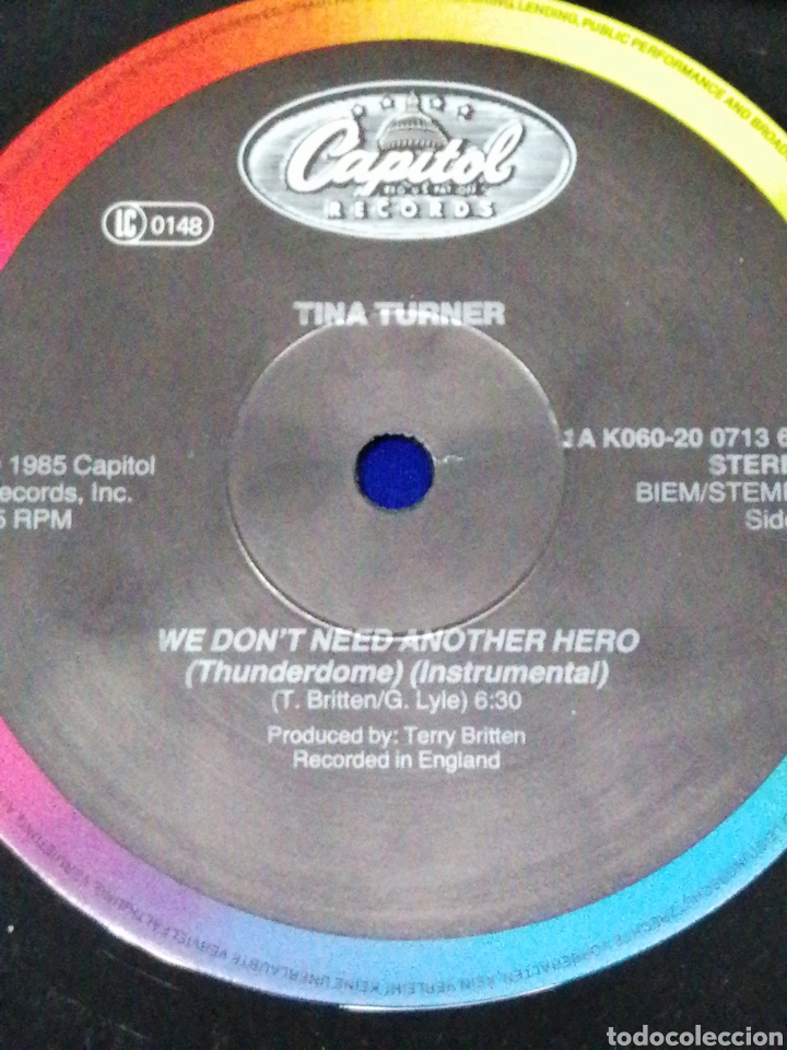 Discos de vinilo: TINA TURNER - MAD MAX - Foto 3