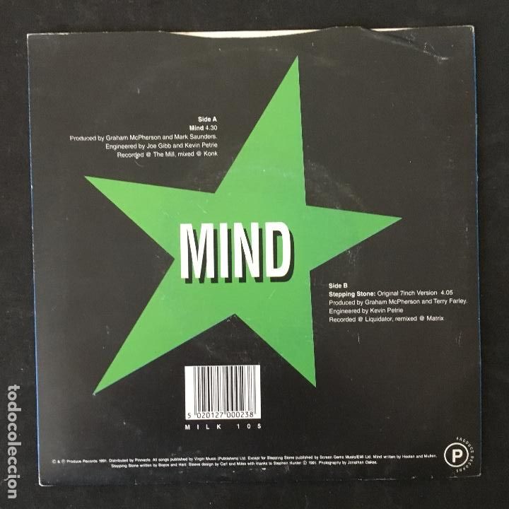 Discos de vinilo: VINILO SINGLE - THE FARM - MIND - MILK 105 1991 - Foto 2