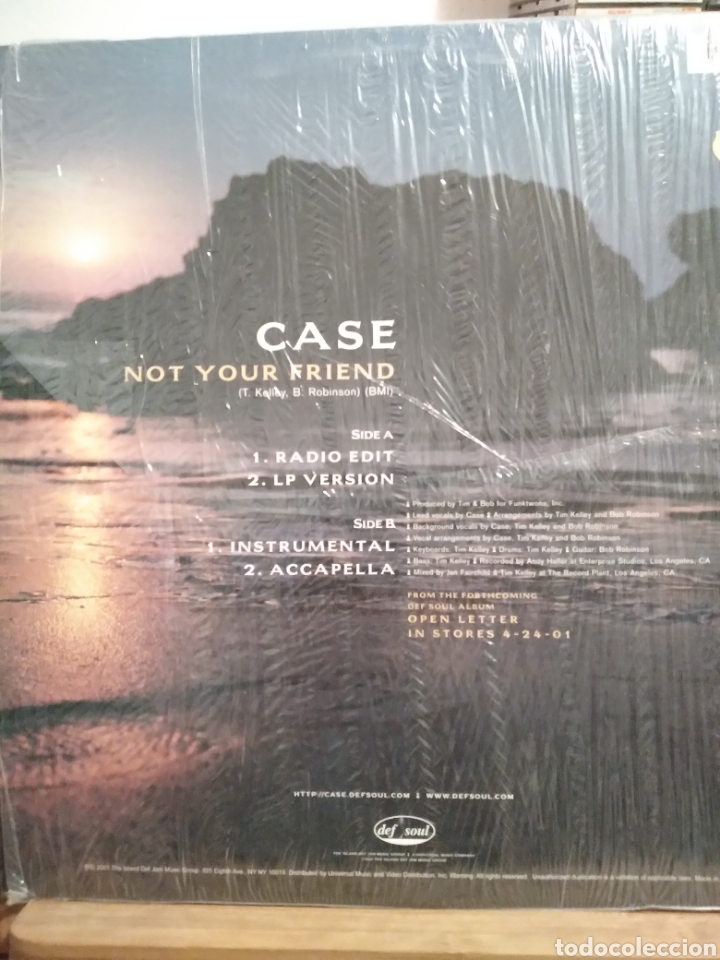 Discos de vinilo: CASE &rdquo;NOT YOUR FRIEND&rdquo; US.01 - Foto 2