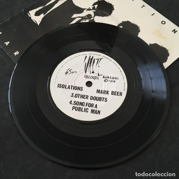 Discos de vinilo: VINILO SINGLE - MARK BEER - ISOLATIONS - WAS 001 WASTED 1978 - Foto 3