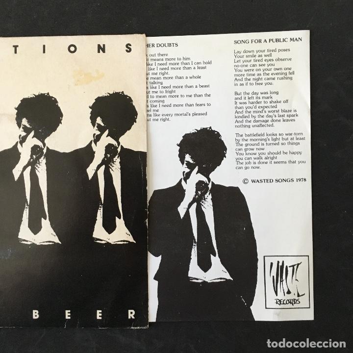 Discos de vinilo: VINILO SINGLE - MARK BEER - ISOLATIONS - WAS 001 WASTED 1978 - Foto 4