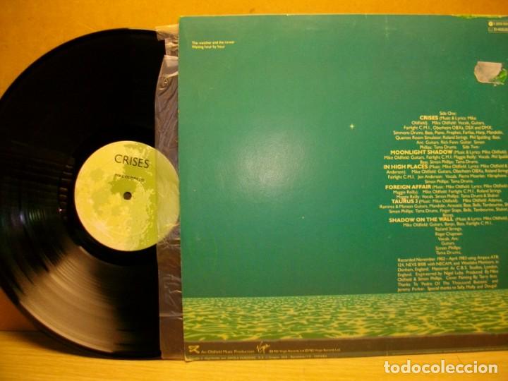 Discos de vinilo: MIKE OLDFIELD CRISES LP 1983 - Foto 2