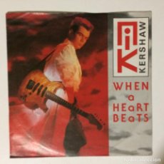 Discos de vinilo: NIK KERSHAW – WHEN A HEART BEATS / WILD HORSES , GERMANY 1985 MCA RECORDS. Lote 318639728