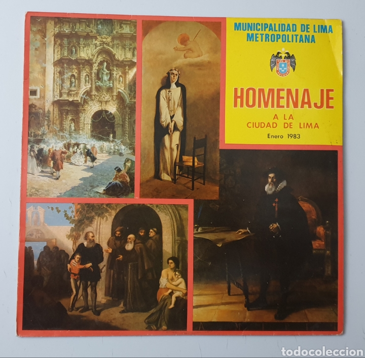Disques de vinyle: LP MUNICIPALIDAD DE LIMA METROPOLITANA - Homenaje a la ciudad de Lima Vol.2 (Per&uacute; Privado 1983)