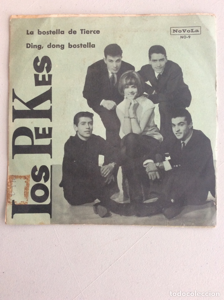 Discos de vinilo: Los Pekes. La botella de Tierce. Ding, dong bostella. - Foto 2