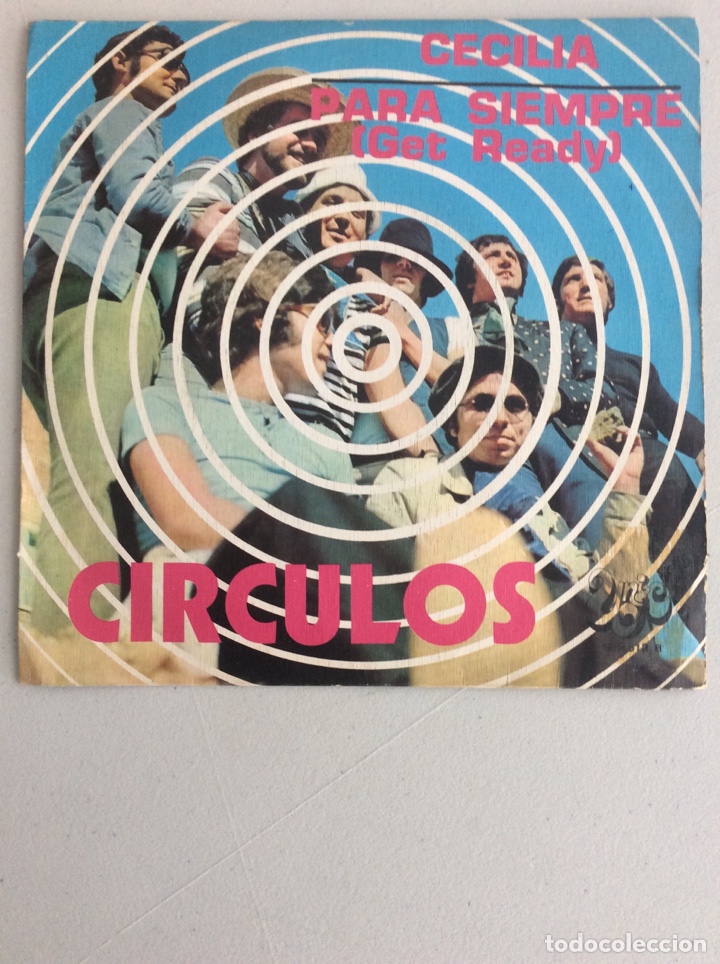 Discos de vinilo: C&iacute;rculos. Cecilia. Para siempre (Get ready) - Foto 1