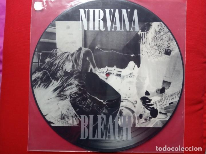 Discos de vinilo: NIRVANA - BLEACH - LP 2000 PICTURE DISC - NUEVO - Foto 1